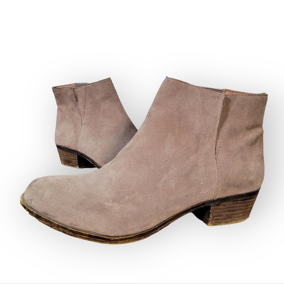 Lucky Brand Benissa Suede Ankle Boots Size 9.5 - Picture 17 of 17